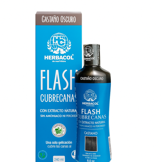 Tinte Cubrecanas Castaño Oscuro - Herbacol